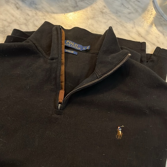Polo cotton quarter zip - Picture 3 of 4